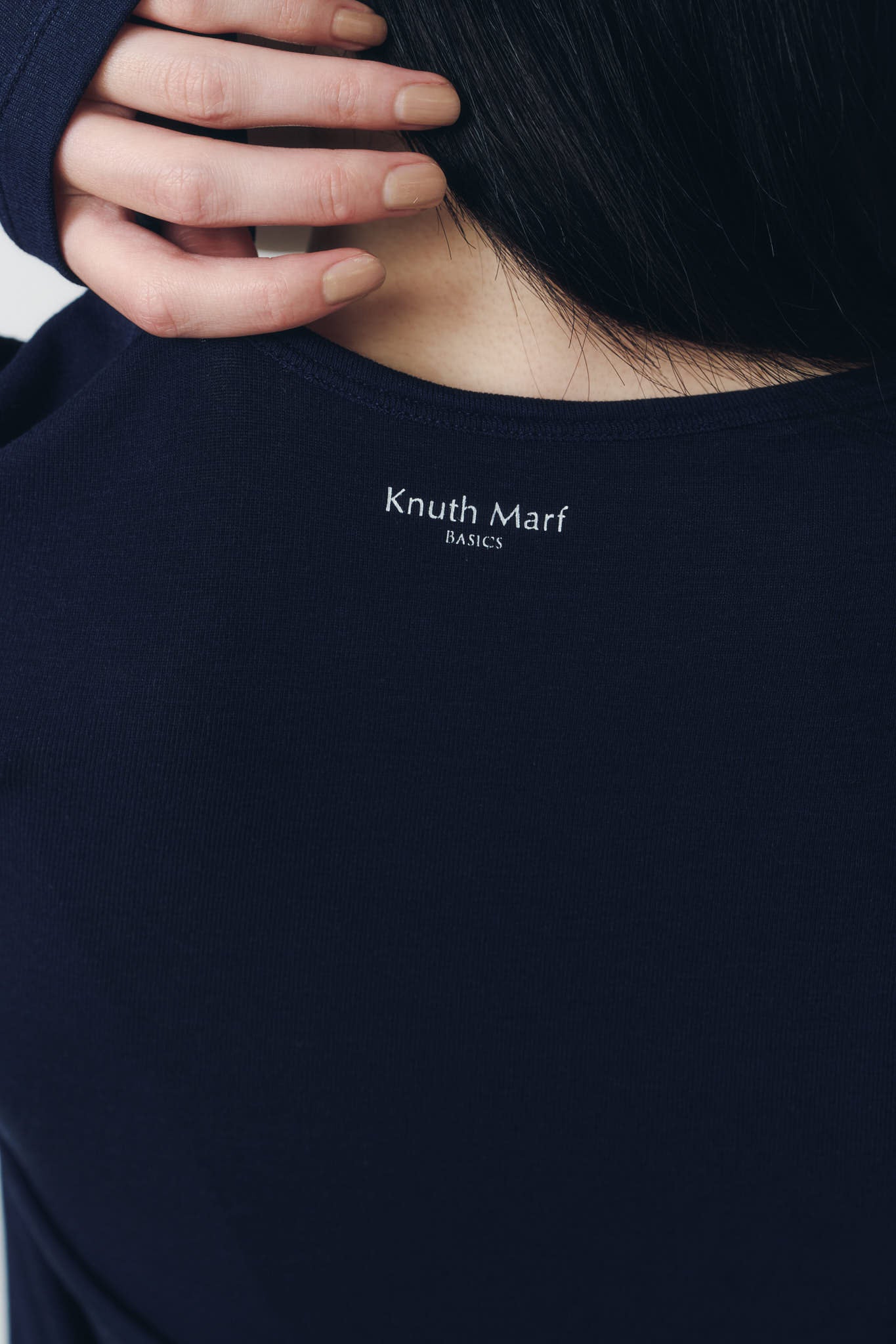 basic fitted pack tee/navy
