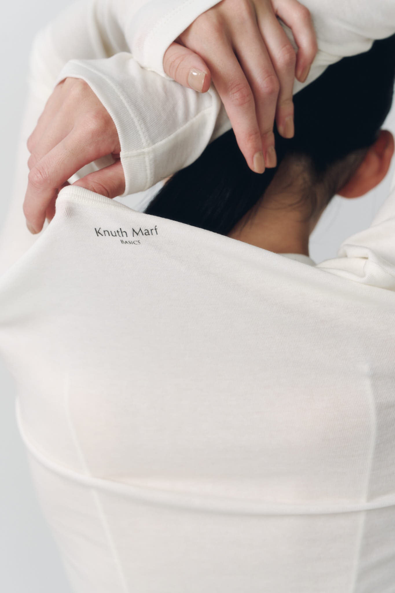 basic fitted pack tee/ivory