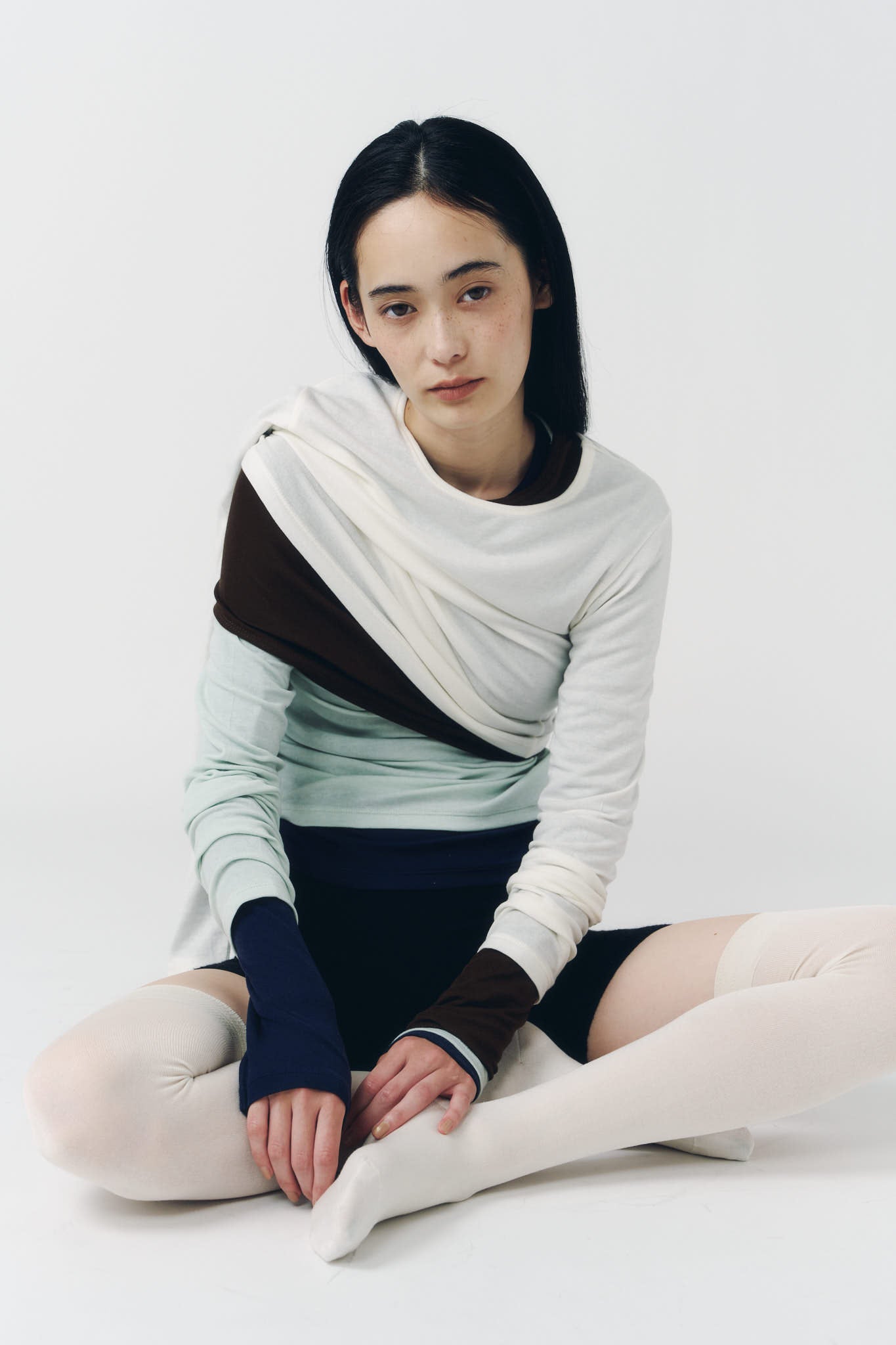basic fitted pack tee/ivory