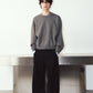 2way cuffs normcore knit(unisex)/gray
