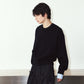 2way cuffs normcore knit(unisex)/black