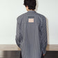 label over shirt(unisex)/black