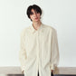 label over shirt(unisex)/yellow