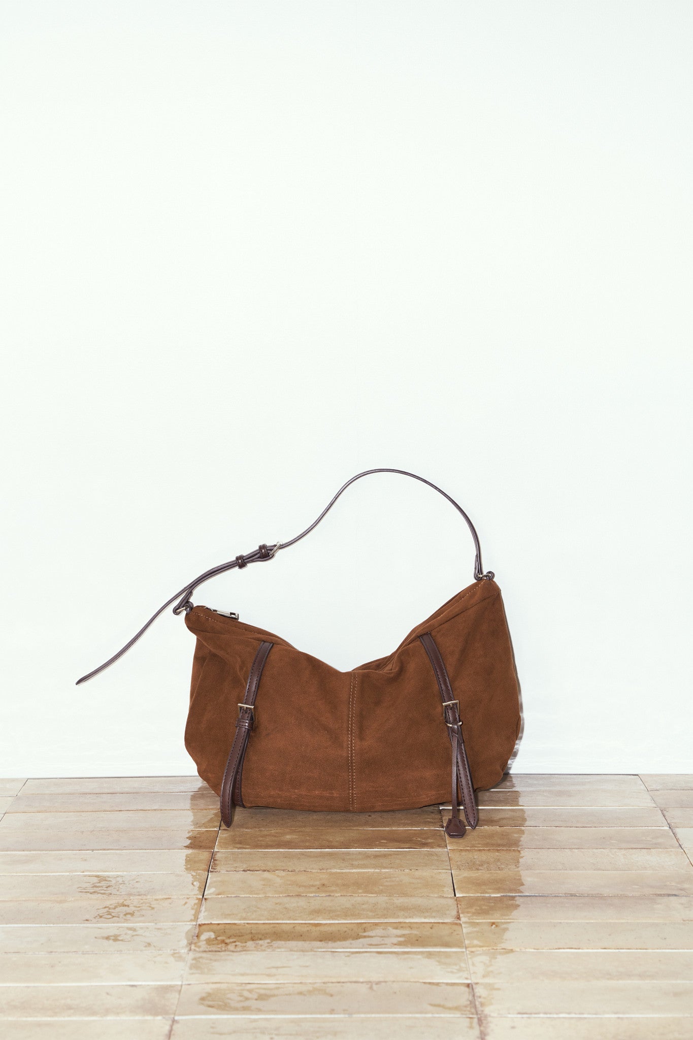 suede moon bag/2color