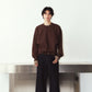 2way cuffs normcore knit(unisex)/brown
