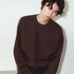 2way cuffs normcore knit(unisex)/brown