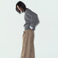 2way cuffs normcore knit(unisex)/gray