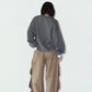 2way cuffs normcore knit(unisex)/gray
