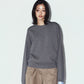 2way cuffs normcore knit(unisex)/gray