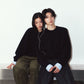 2way cuffs normcore knit/black