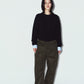 2way cuffs normcore knit/black