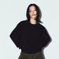 2way cuffs normcore knit/black