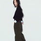 2way cuffs normcore knit/black