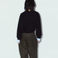 2way cuffs normcore knit/black