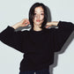 2way cuffs normcore knit/black