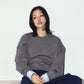 2way cuffs normcore knit/gray