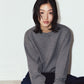 2way cuffs normcore knit/gray