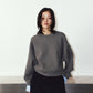 2way cuffs normcore knit/gray
