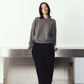 2way cuffs normcore knit/gray