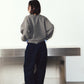 2way cuffs normcore knit/gray