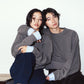 2way cuffs normcore knit(unisex)/gray