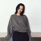 2way cuffs normcore knit/gray