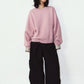 2way cuffs normcore knit(unisex)/pink