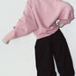 2way cuffs normcore knit(unisex)/pink
