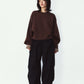 2way cuffs normcore knit(unisex)/brown