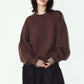 2way cuffs normcore knit(unisex)/brown