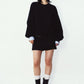 2way cuffs normcore knit(unisex)/black
