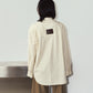 label over shirt(unisex)/yellow
