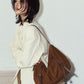 suede moon bag/2color