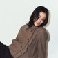 2way cropped frill jacket/beige
