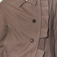 2way cropped frill jacket/beige