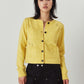 damaged pocket knit/yellow