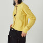 damaged pocket knit/yellow