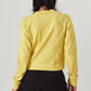 damaged pocket knit/yellow