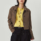 damaged pocket knit/yellow