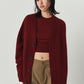 2-piece cardigan/red