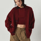 2-piece cardigan/red