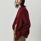 2-piece cardigan/red