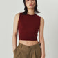 2-piece cardigan/red