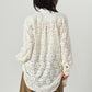 over lace shirt/white