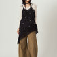 lace cami dress/black
