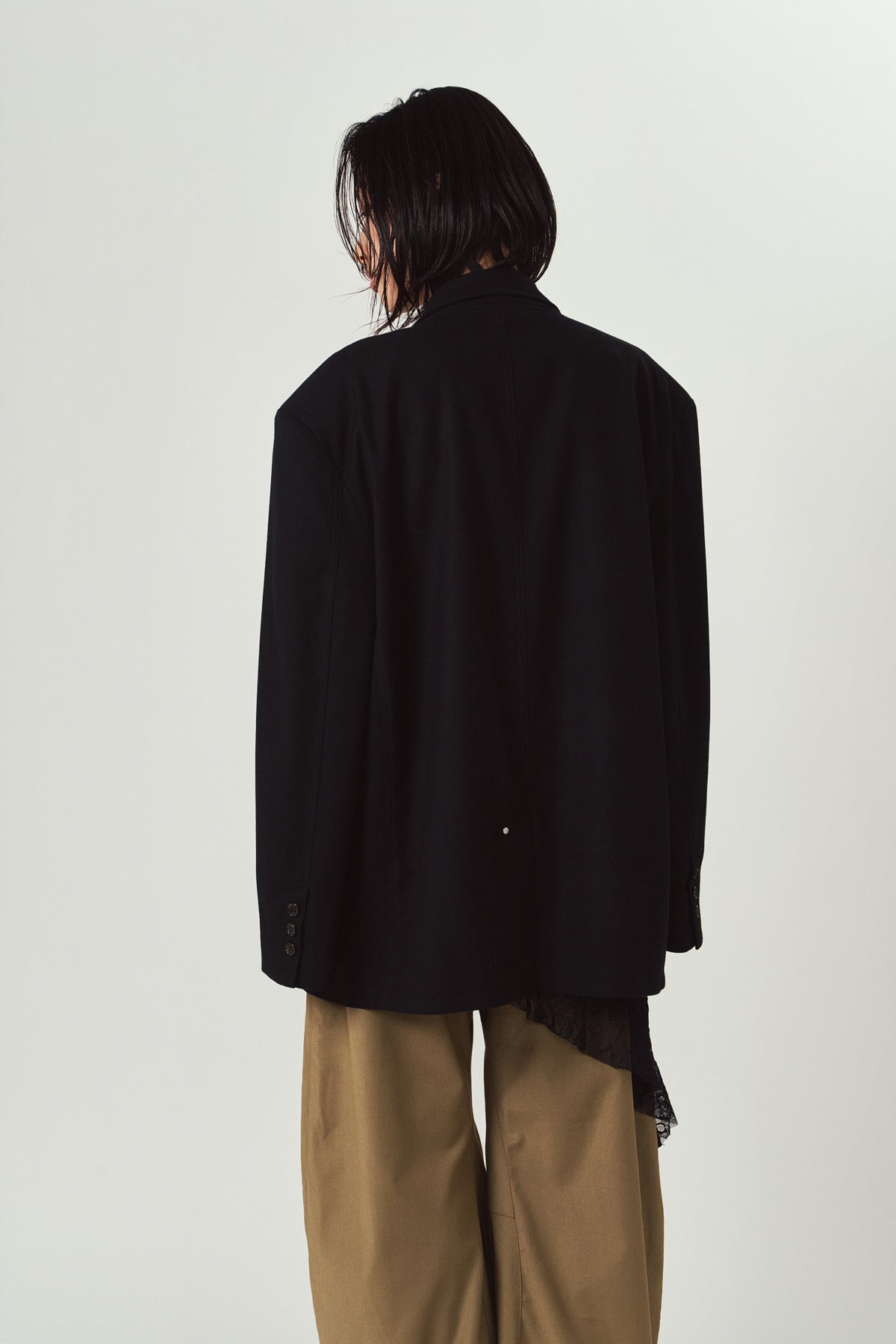 curve utility jacket(unisex)/black