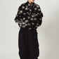 flower boa fleece(unisex)/black