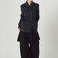 pleated skirt pants/black