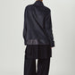 raw edge shirt/charcoal
