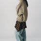 dalmatian shaggy knit(unisex)/beige